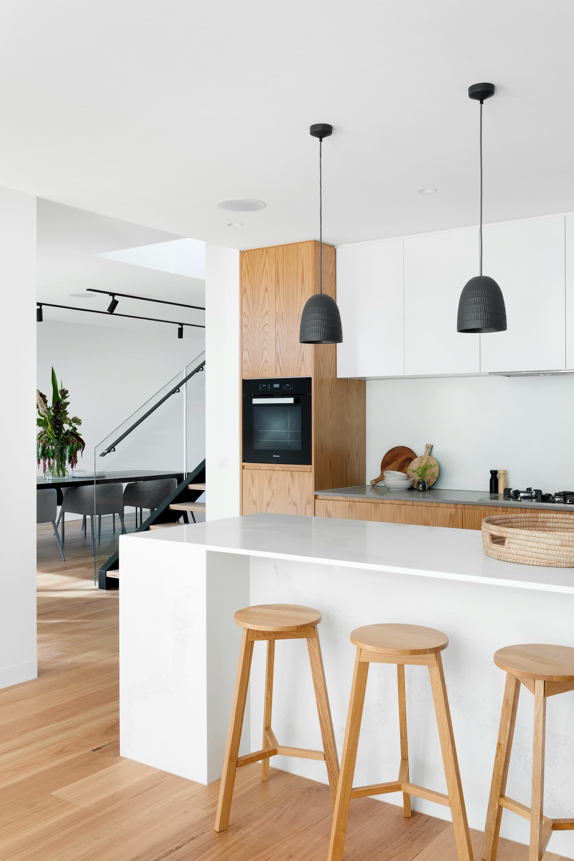 Cuisine contemporaine d’un bien immobilier